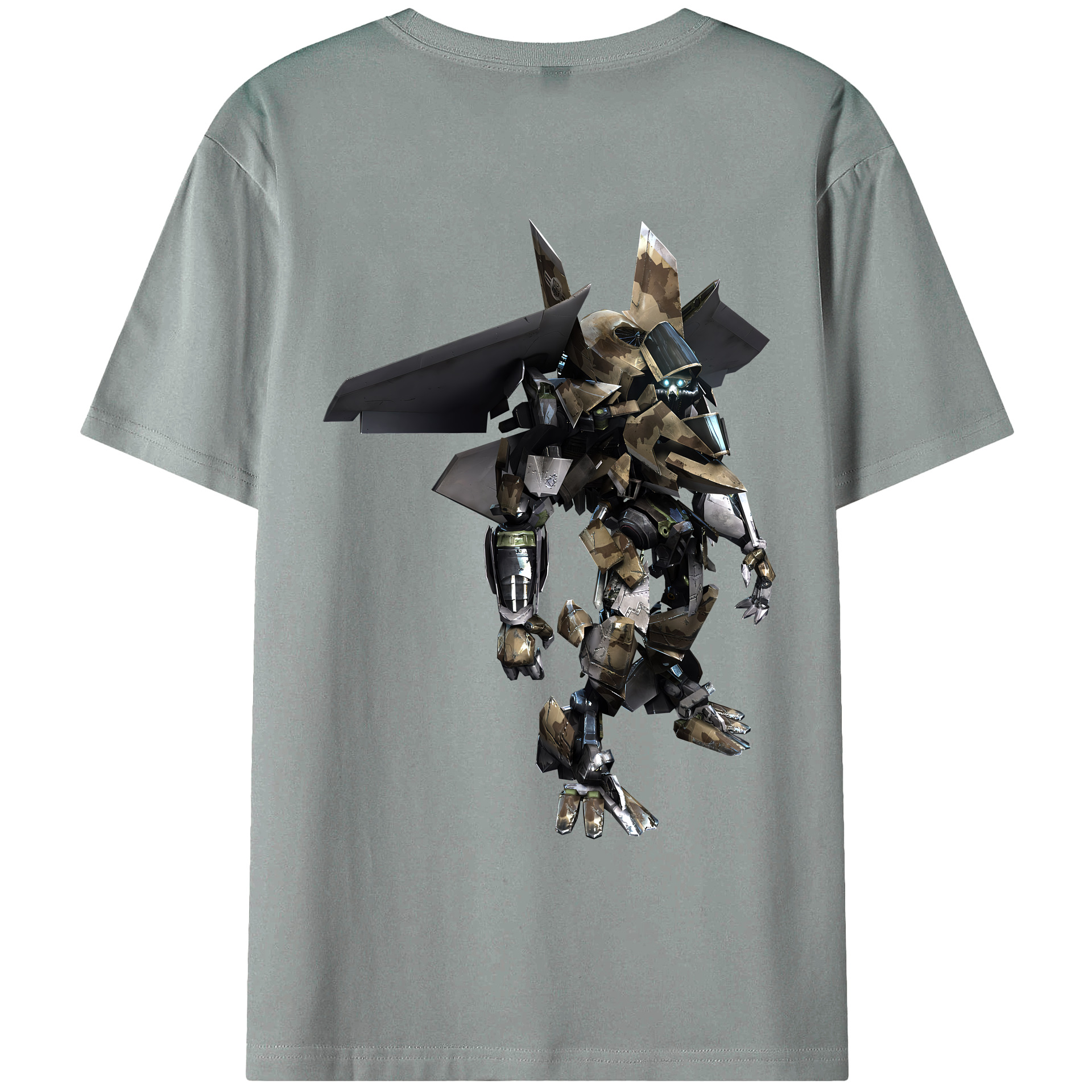 （画像用） Transformers トランスフォーマー 綿100％ メンズ半袖Tシャツ（バックプリント） 通気性